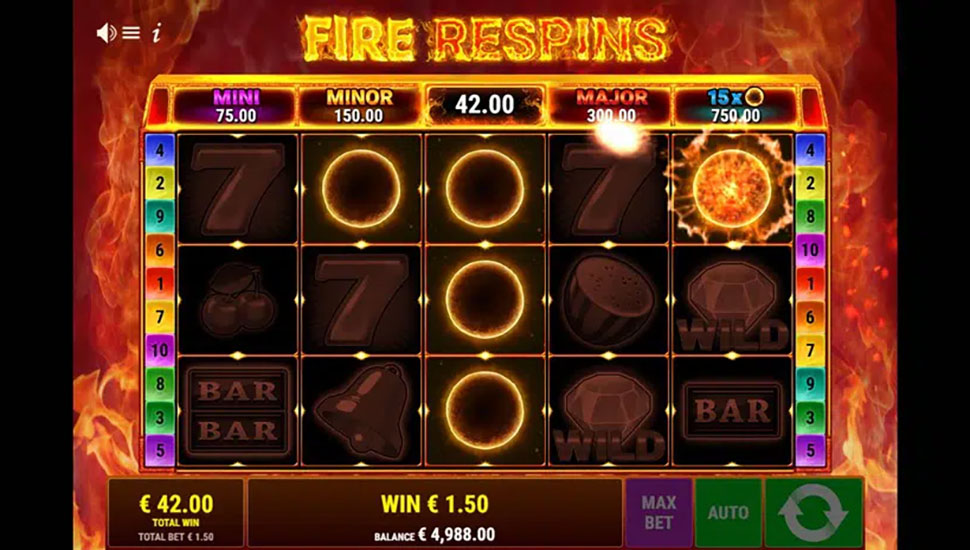 Sevens Fire slot machine