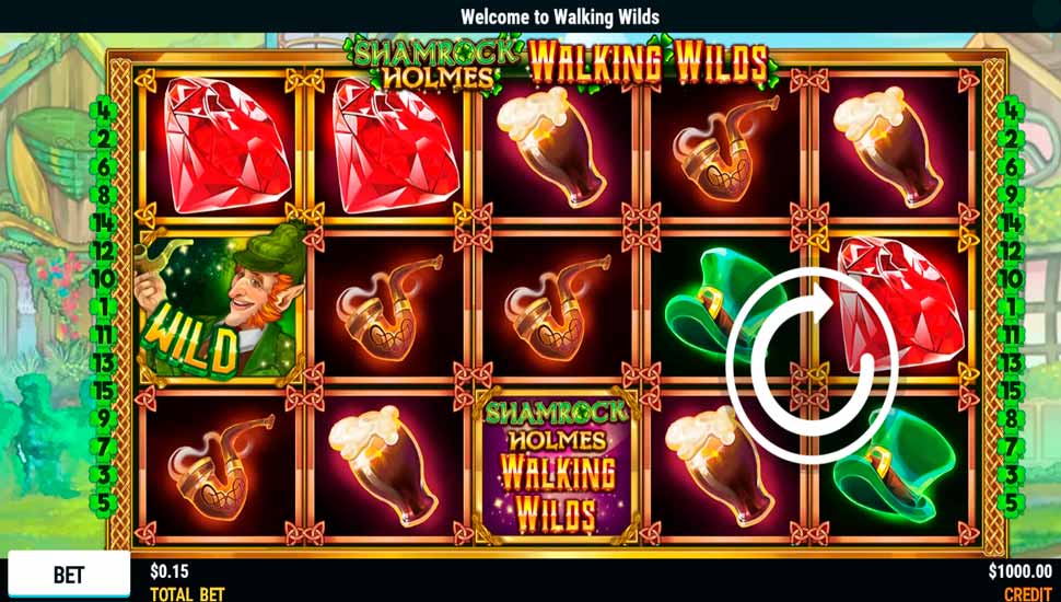 Shamrock Holmes Walking Wilds Slot - Review, Free & Demo Play