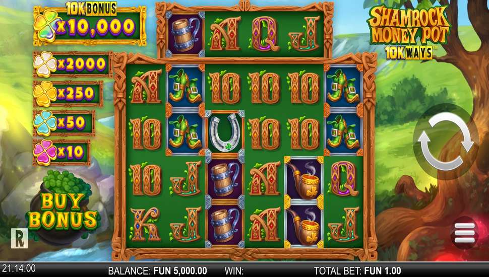Shamrock Money Pot 10k Ways Slot - Review, Free & Demo Play
