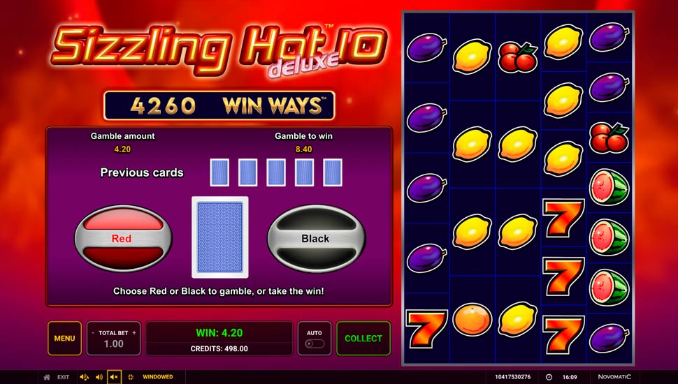 Sizzling hot deluxe 10 win ways slot - Gamble