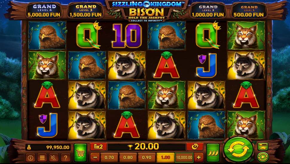Sizzling Kingdom Bison Slot - Review, Free & Demo Play preview