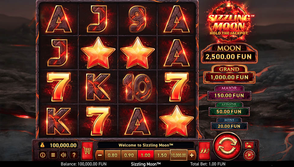 Sizzling Moon Hold the Jackpot slot preview
