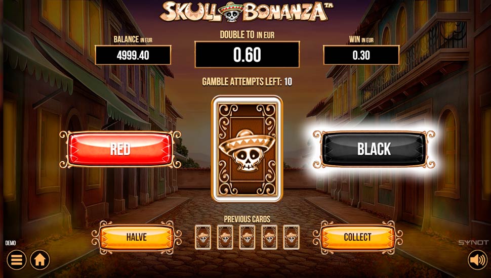Skull bonanza slot - Gamble Feature