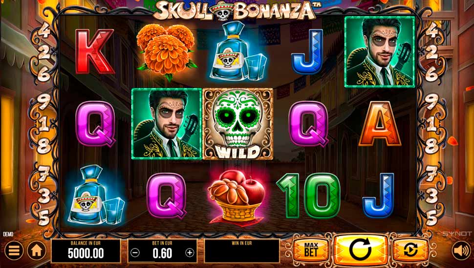 Skull Bonanza Slot - Review, Free & Demo Play preview