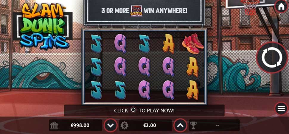 Slam Dunk Spins slot mobile