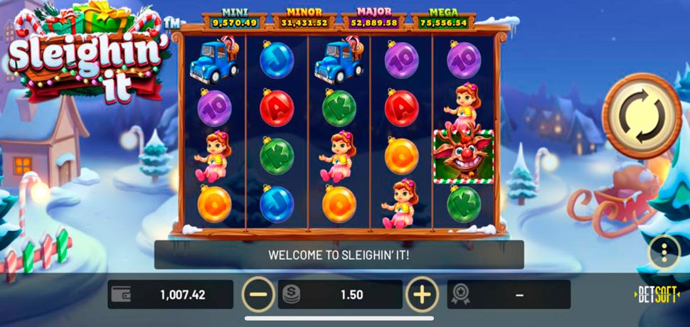 Sleighin' It slot mobile