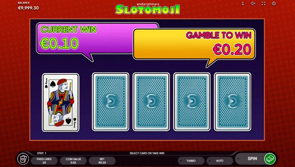 Slotomoji Slot - Gamble Feature