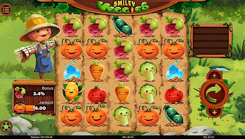 Smiley Veggies Slot - Review, Free & Demo Play preview