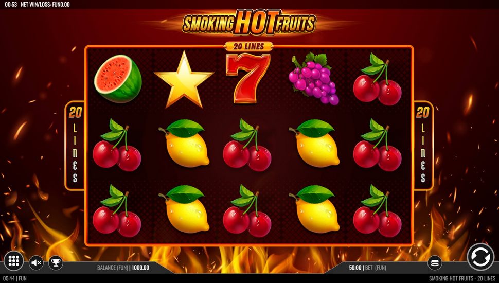 Smoking Hot Fruits 20 Lines Slot - Review, Free & Demo Play