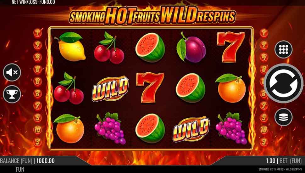 Smoking Hot Fruits Wild Respins slot mobile