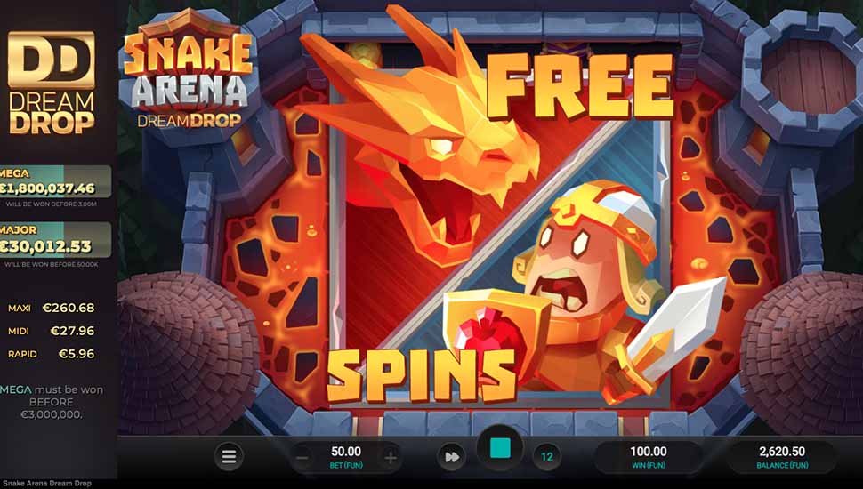 Snake Arena Dream Drop slot - free spins