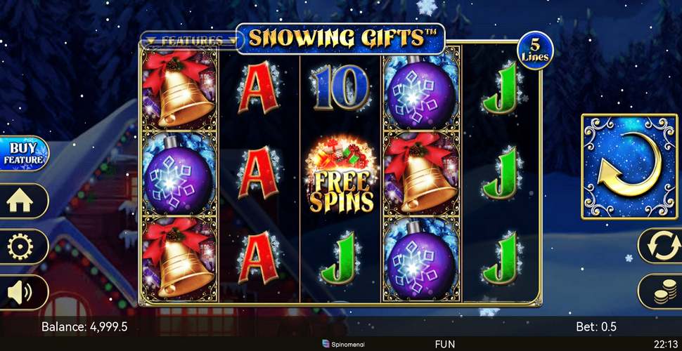 Snowing Gifts Slot Mobile