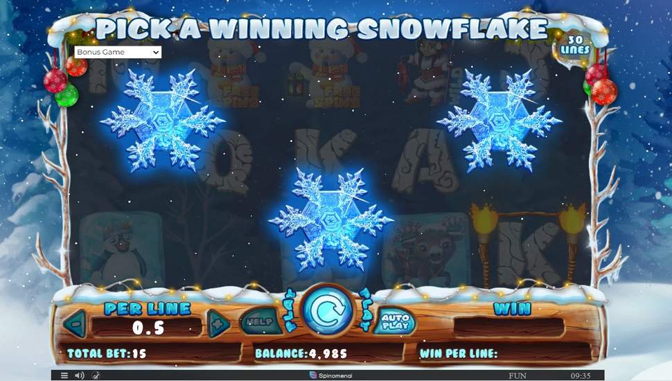 Snowing Luck Christmas Edition Slot - Pick and Click