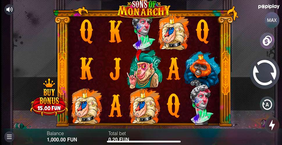 Sons of Monarchy slot mobile