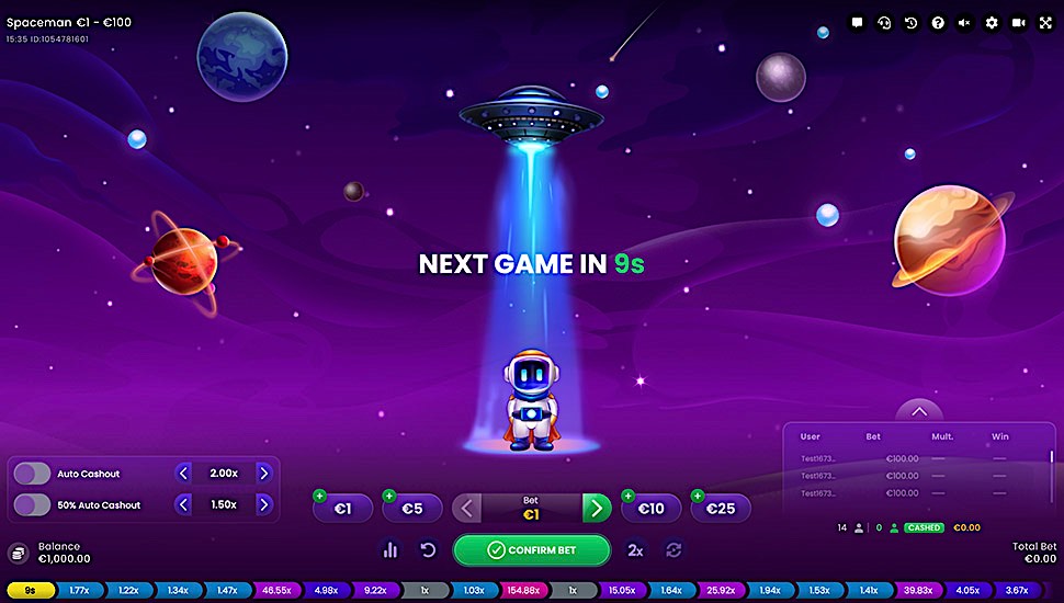 Spaceman Crash Game Review, Demo & Free Play