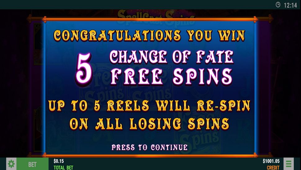 Spellcast Spins Slot - Free Spins