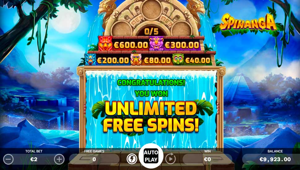 Spinanga slot Unlimited Free Spins