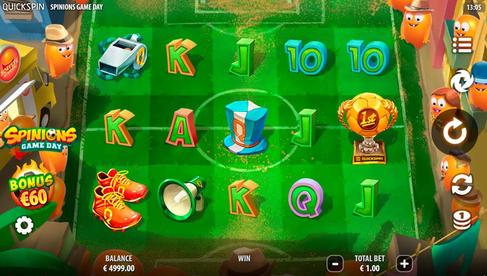 Spinions Game Day Slot - Review, Free & Demo Play