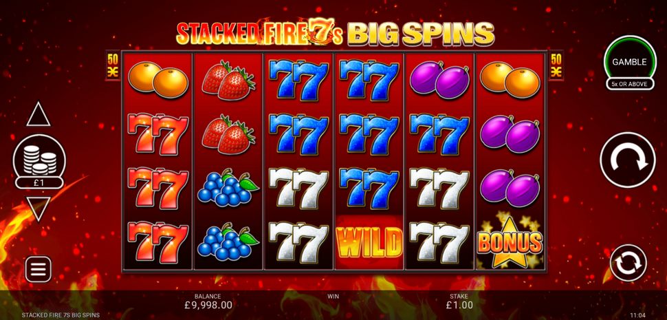Stacked Fire 7s Big Spins slot Mobile
