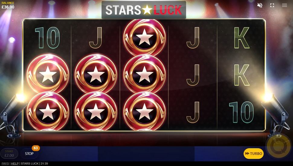Stars Luck Slot - Floodlights Feature