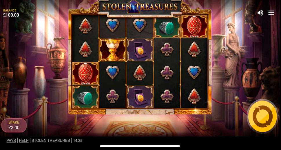 Stolen Treasures slot mobile