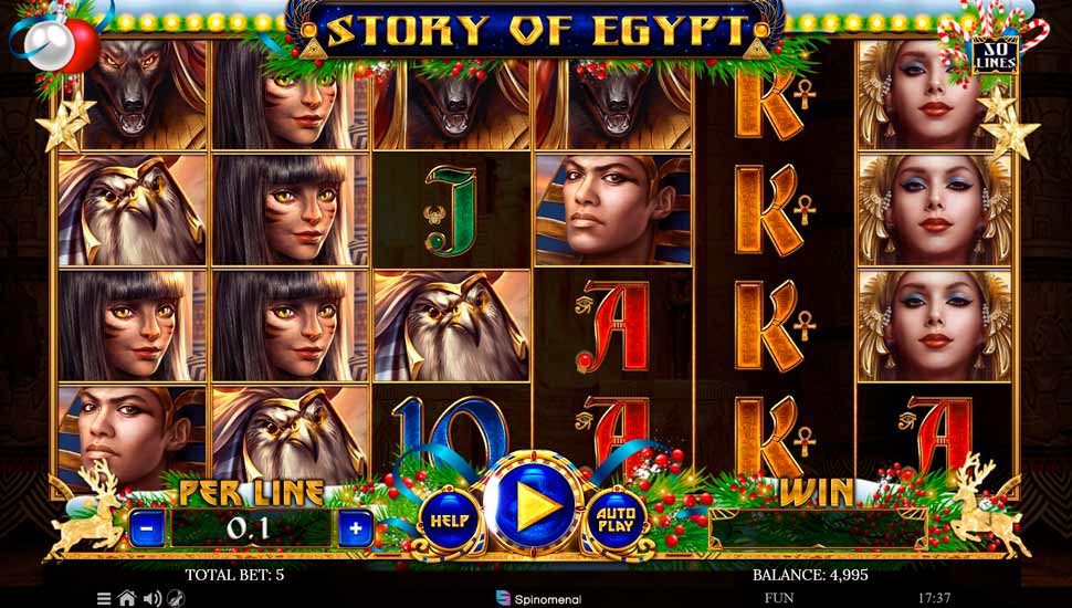 Story Of Egypt Christmas Edition Slot - Review, Free & Demo Play