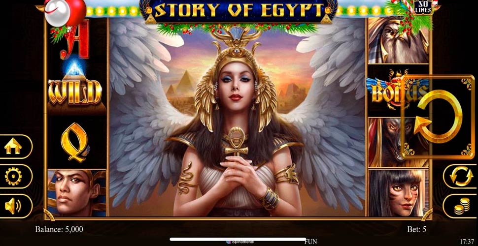 Story Of Egypt Christmas Edition slot mobile