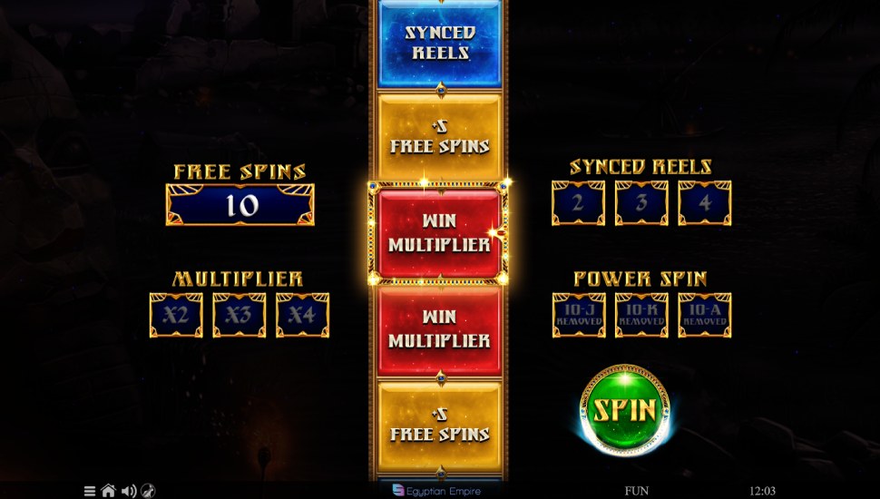 Story of Egypt Egyptian Darkness slot - feature