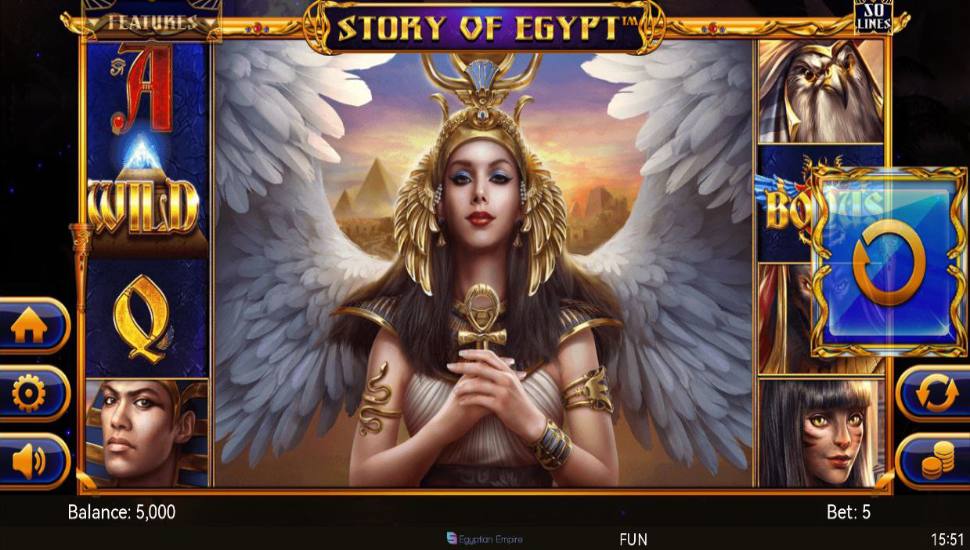 Story of Egypt Egyptian Darkness slot mobile