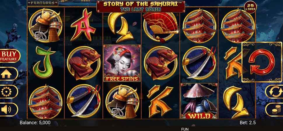 Story of the Samurai The Last Ronin slot mobile