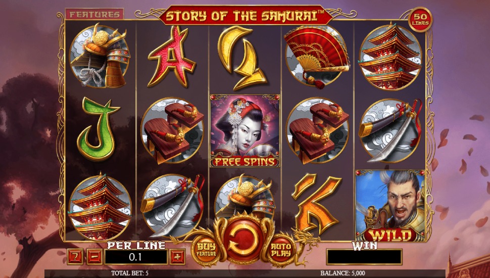 Story of the Samurai Slot by Spinomenal preview