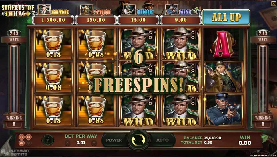 Streets of Chicago Slot - Freespins