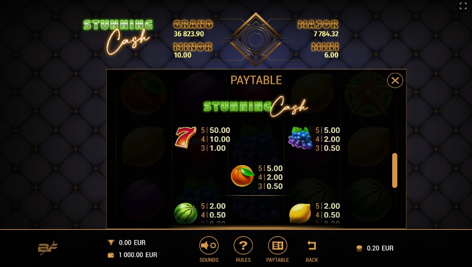 Stunning cash slot payouts