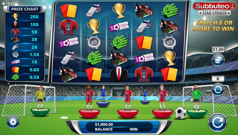 Subbuteo Star Striker Slot - Review, Free & Demo Play preview