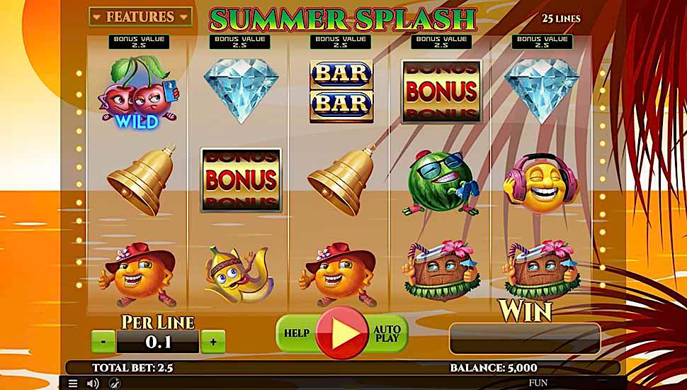 Summer Splash Slot - Review, Free & Demo Play preview