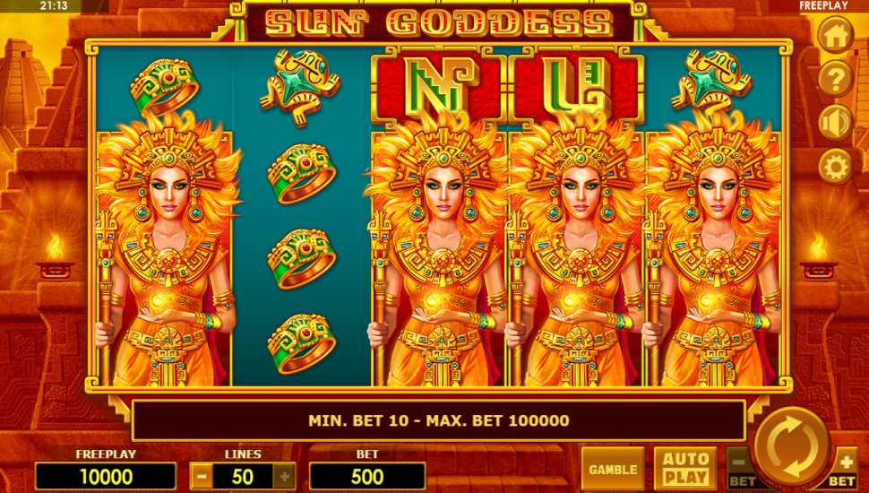 Sun Goddess Slot - Review, Free & Demo Play preview