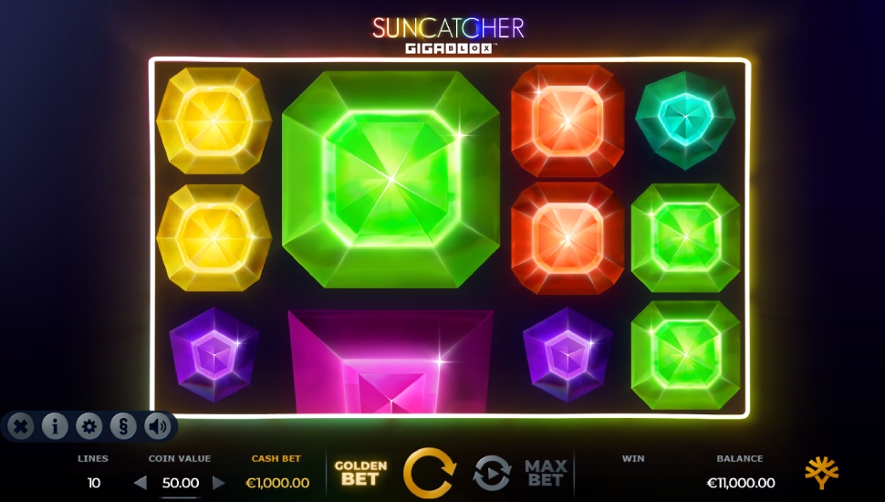 Suncatcher GigaBlox Slot by Yggdrasil preview