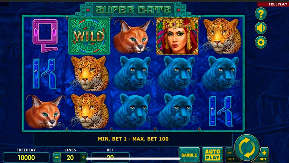 Super cats slot mobile