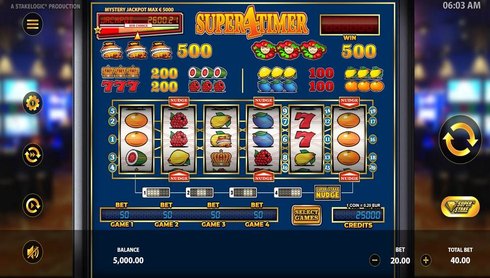 Super4Timer Slot - Review, Free & Demo Play preview