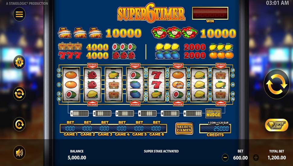 Super6Timer Slot - Review, Free & Demo Play preview
