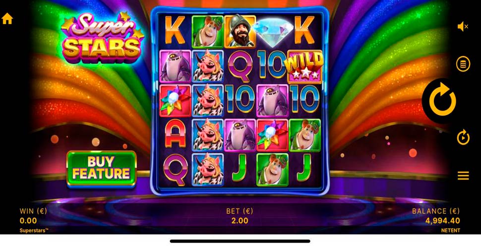 Superstars (NetEnt) Slot Review & Demo