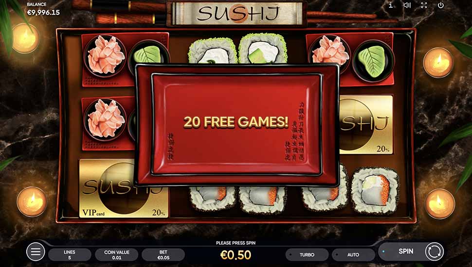 Sushi slot Free Games With the Stacked Wild Feature