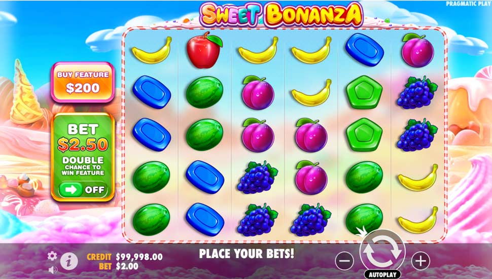 Sweet Bonanza slot gameplay