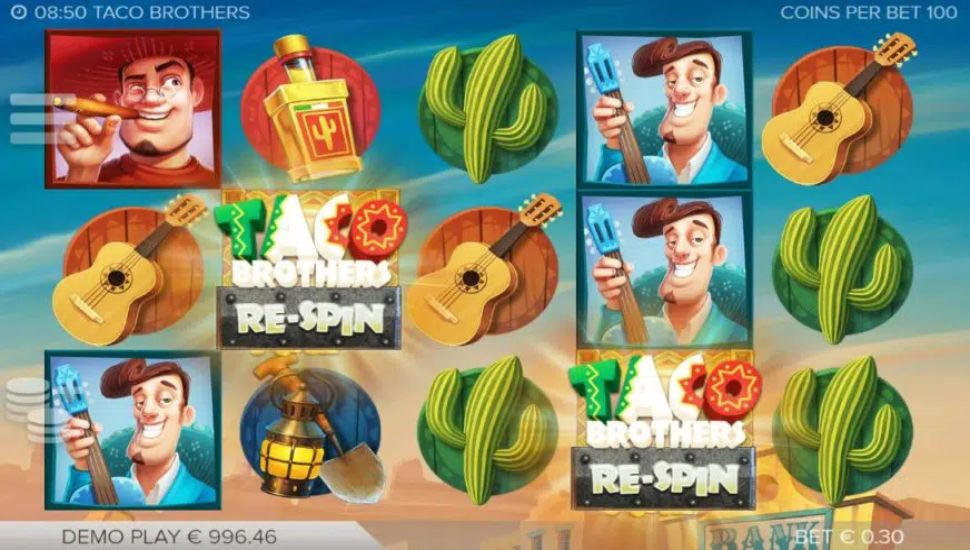 Taco brothers slot - feature