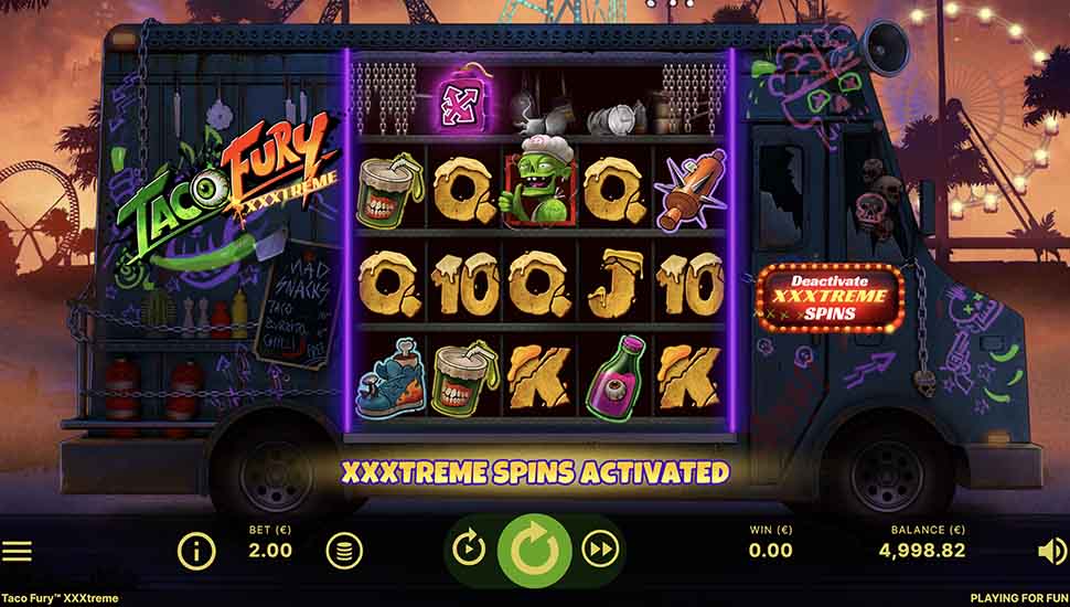 Taco Fury XXXtreme slot XXXTreme Spins