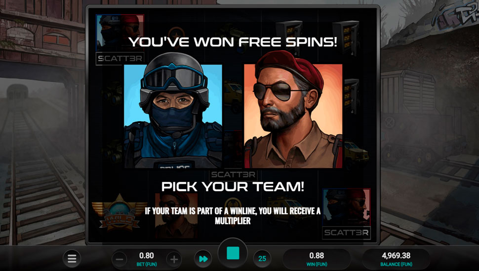 Tactical force slot Free Spins