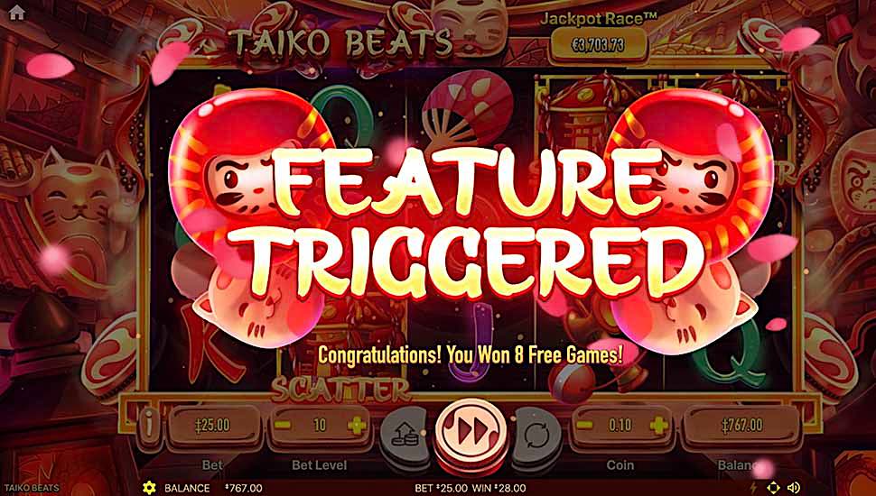 Taiko Beats slot free spins