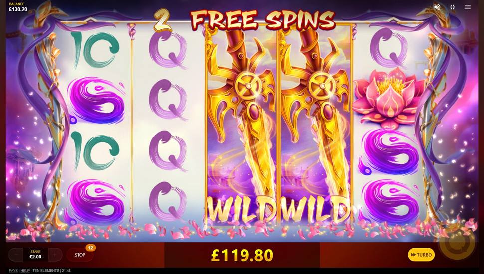 Ten Elements Slot - Free Spins