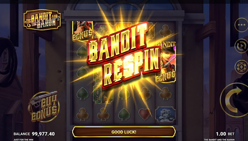 The Bandit and the Baron slot machine