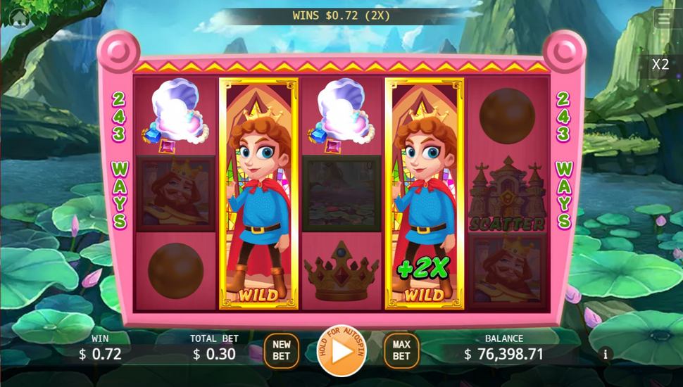 The Frog Prince slot expanding wild